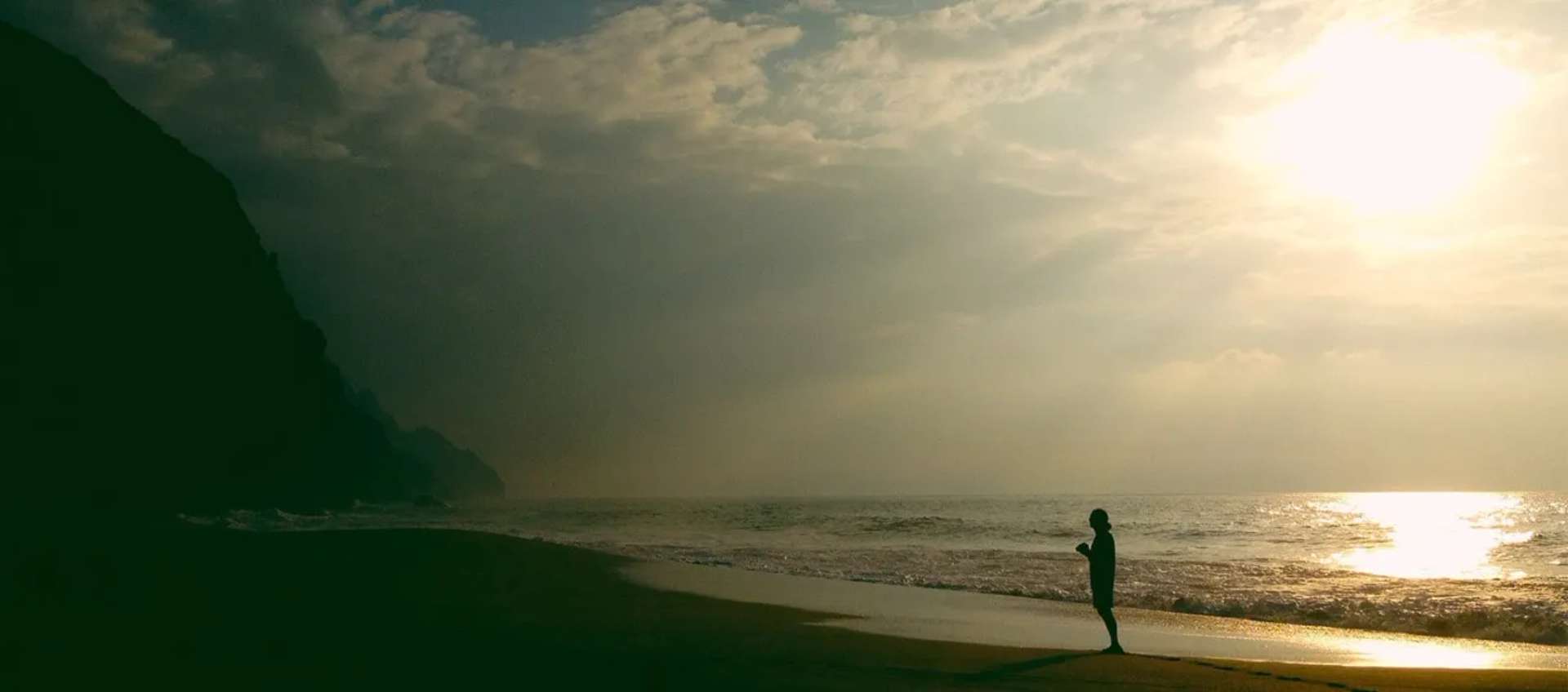 Cliff Above a Stormy Sea